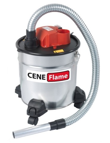 Aspirateur à cendres 1200W avec double filtre et roues