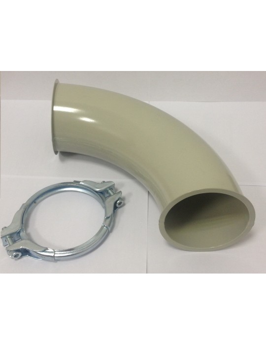 Raccord coudé de tube de remplissage, créer son silo, moderniser son silo, silo pratiquer, accessoire pour silo pas cher