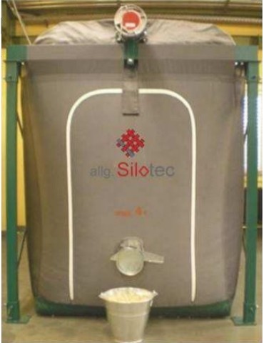 Silo textile structure métal extraction manuelle HPL
