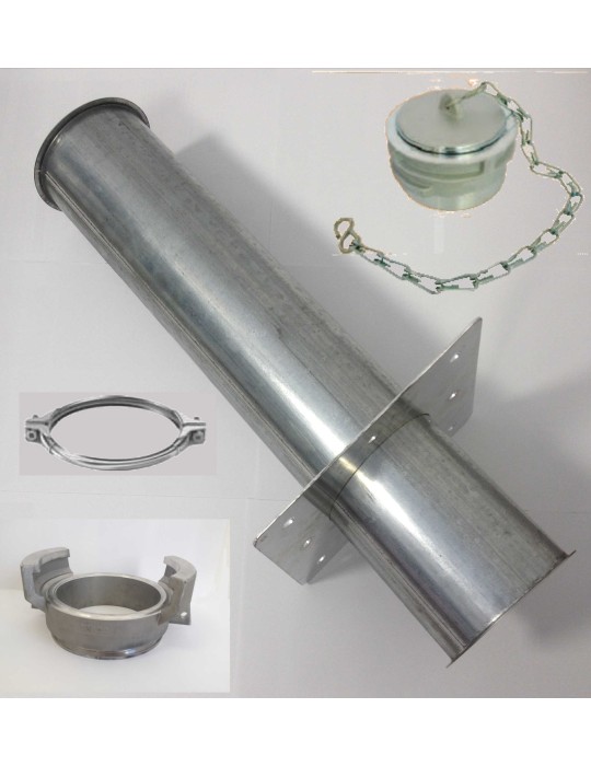 Tube de remplissage, kit tube de remplissage, tube de remplissage pour silo, remplissage pour silo, kit tuyaux pour silo